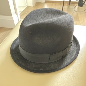 Black Fedora hat